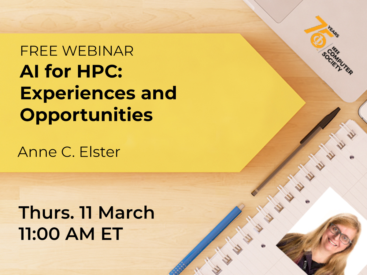 New Webinar! AI for HPC: Experiences and Opportunities